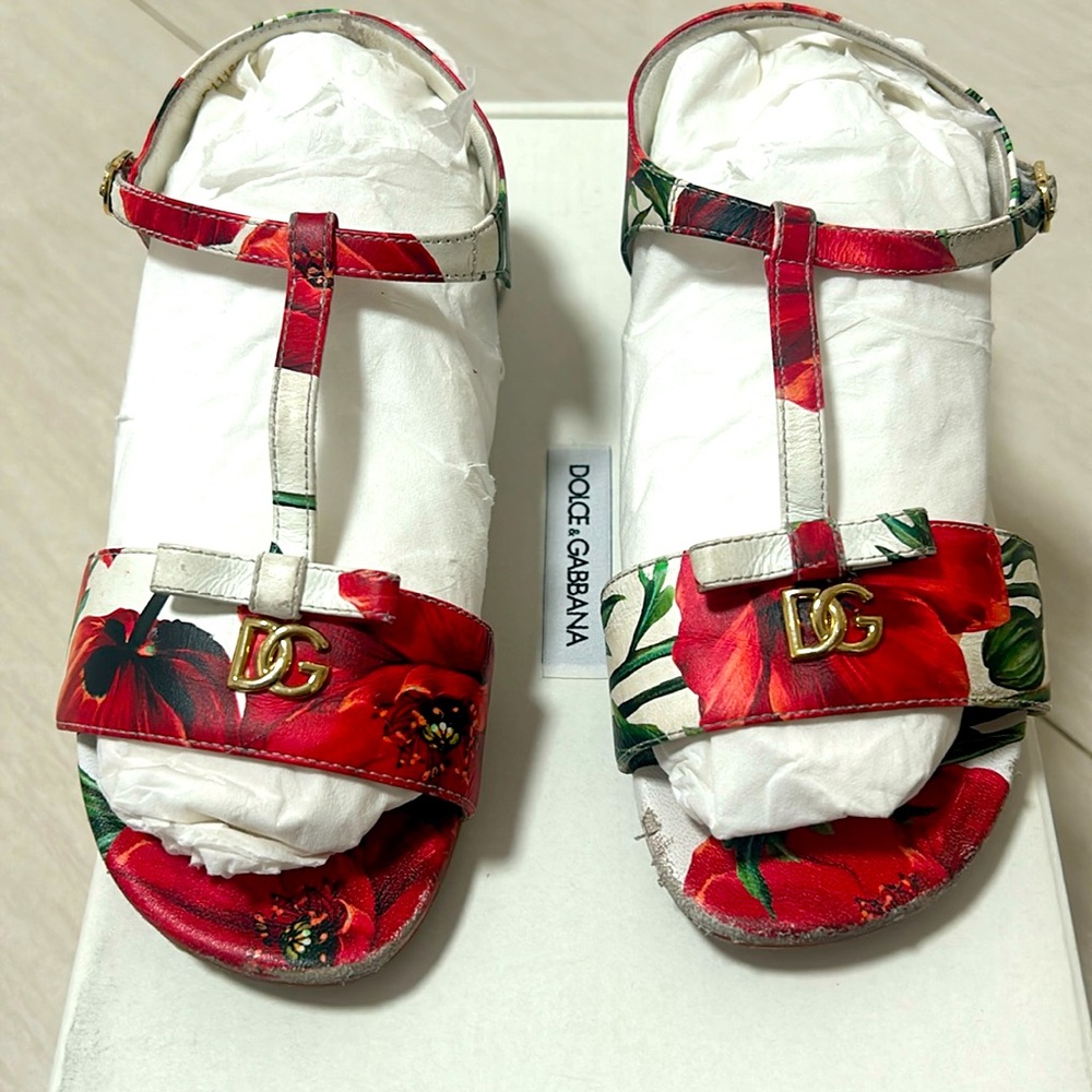 Dolce & Gabbana Sandals for girls USED “ as is”